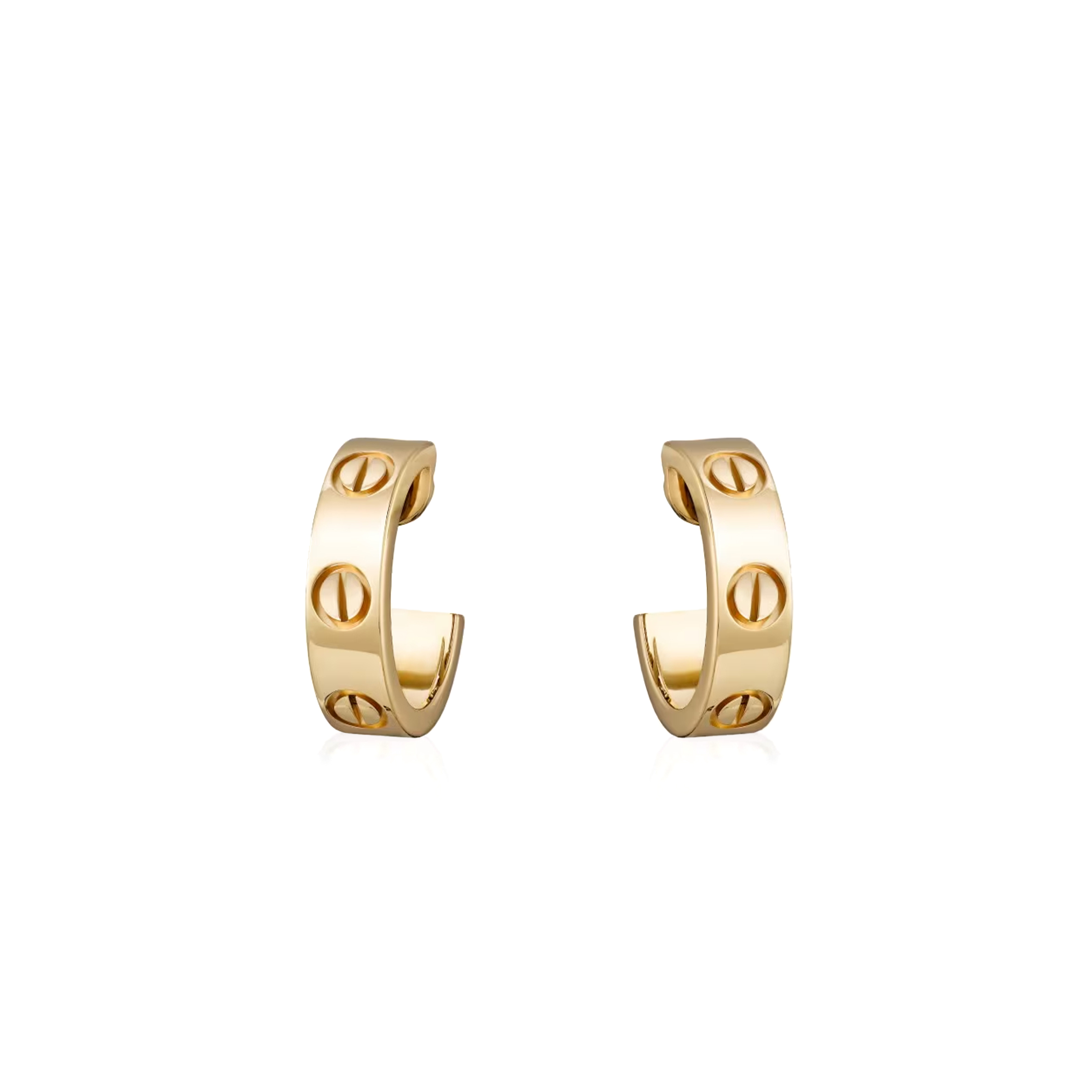 CARTIER LOVE HOOP EARRINGS, CLASSIC MODEL B8022500